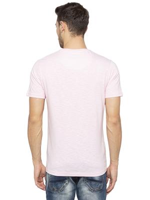 pink chest print t-shirt - 16201640 - Standard Image - 3