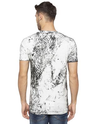 white all over print t-shirt - 16201642 - Standard Image - 3
