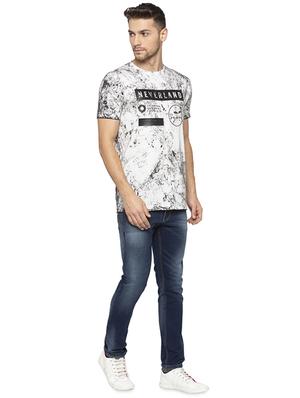 white all over print t-shirt - 16201642 - Standard Image - 4