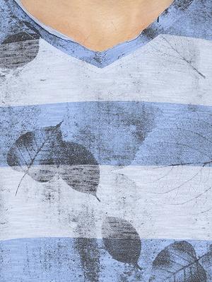 blue all over print t-shirt - 16201648 - Standard Image - 5