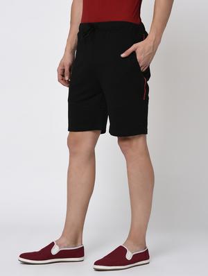 black cotton shorts - 16202023 - Standard Image - 2