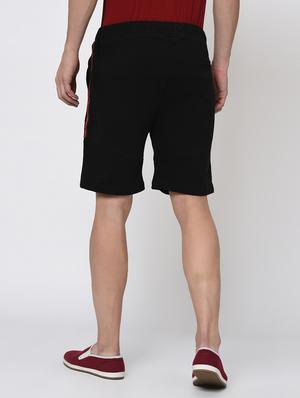 black cotton shorts - 16202023 - Standard Image - 3