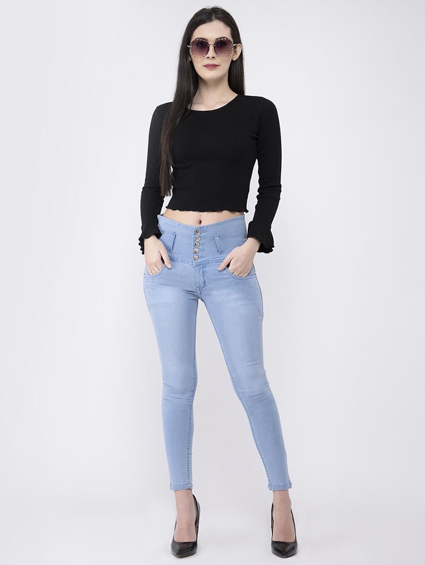 flute sleeved crop top - 16202615 - Zoom Image - 4