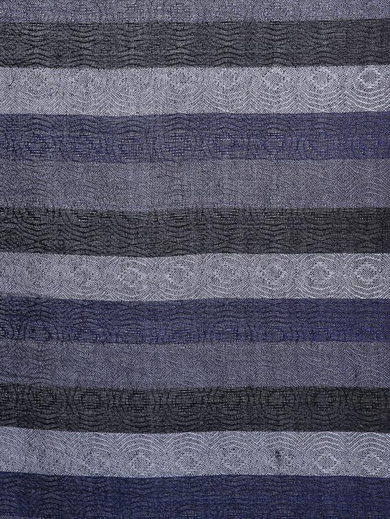 navy blue viscose scarf - 16203056 - Zoom Image - 2