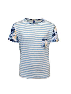 set of 2 light blue cotton t-shirts - 16203253 - Standard Image - 4