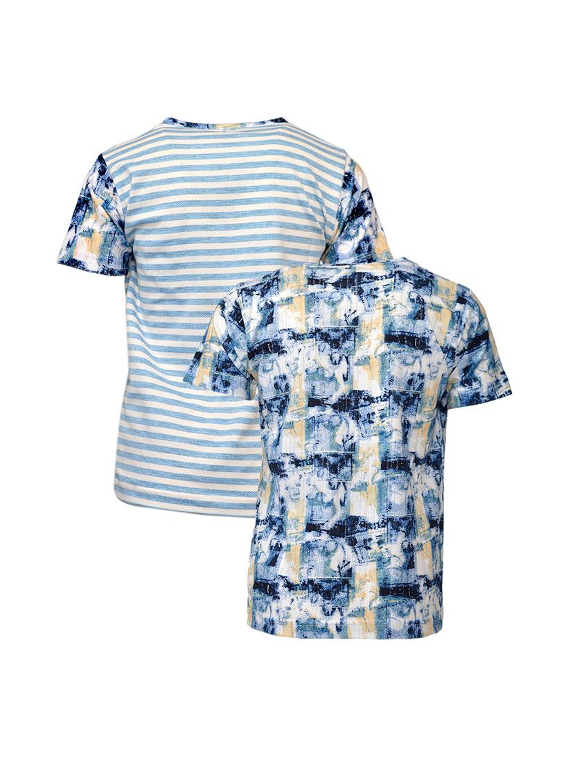 set of 2 light blue cotton t-shirts - 16203253 - Zoom Image - 2