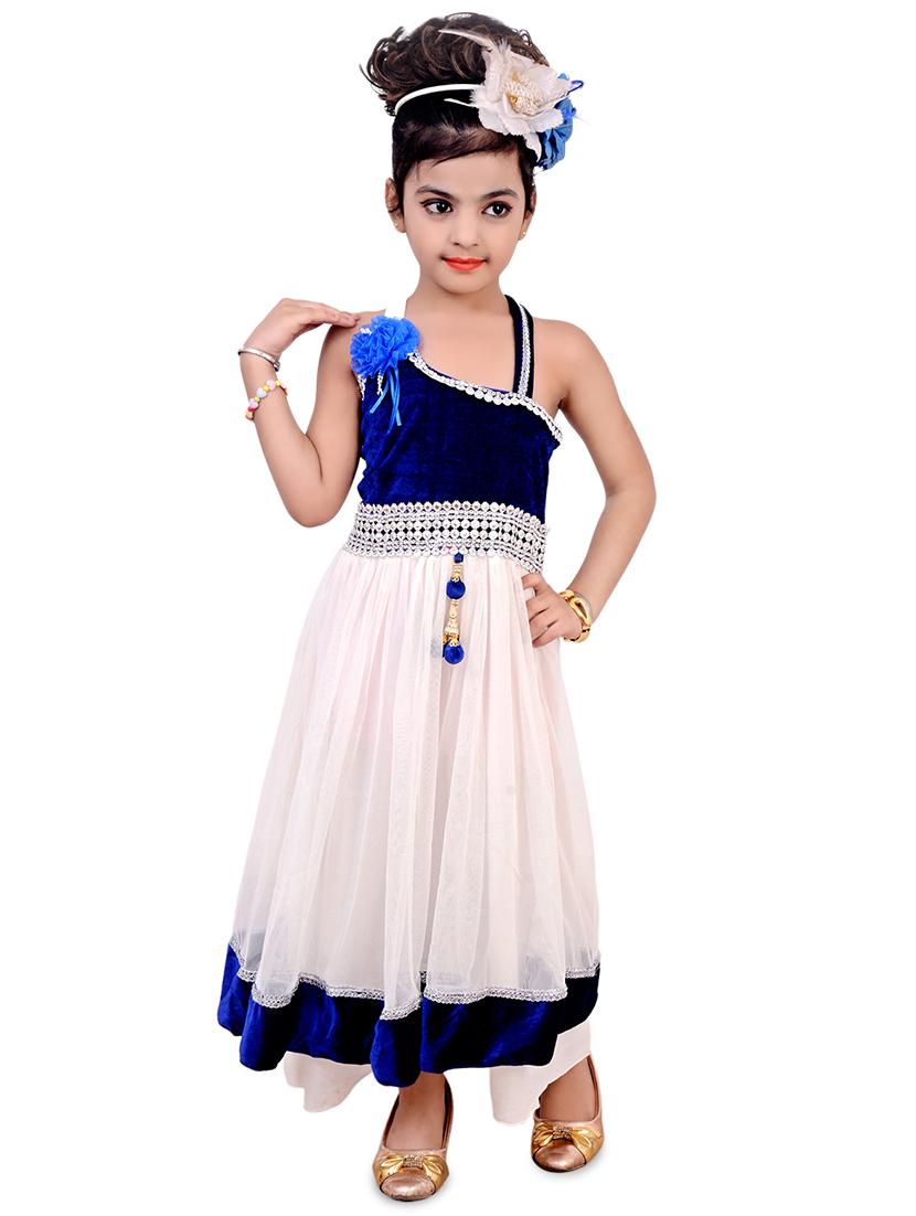 blue net gown - 16203327 - Zoom Image - 1