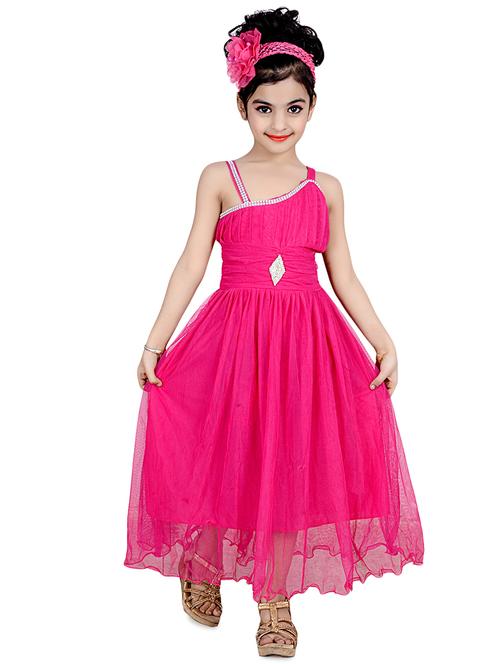 pink net gown - 16203333 - Standard Image - 1
