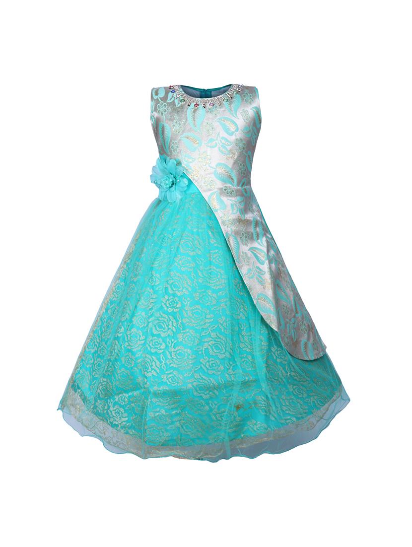 light blue net party gown - 16203367 - Zoom Image - 1