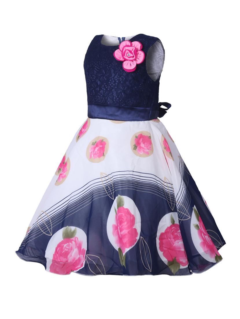 blue cotton frock - 16203380 - Zoom Image - 2
