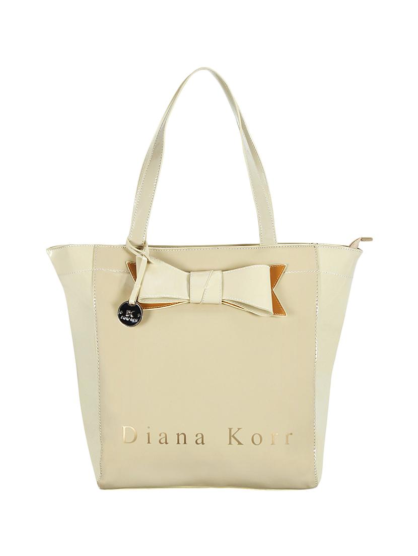 beige leatherette (pu) regular handbag - 16204153 - Zoom Image - 1