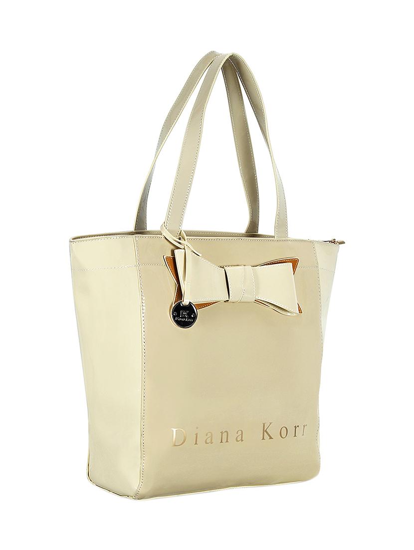 beige leatherette (pu) regular handbag - 16204153 - Zoom Image - 4