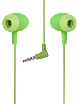 green plastic in ear phones - 16204259 - Standard Image - 2
