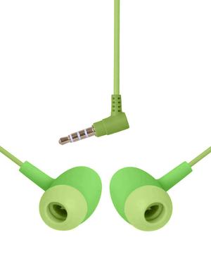 green plastic in ear phones - 16204259 - Standard Image - 3