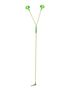 green plastic in ear phones - 16204259 - Standard Image - 4