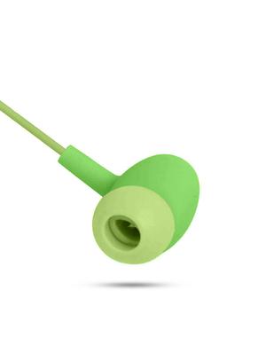 green plastic in ear phones - 16204259 - Standard Image - 5