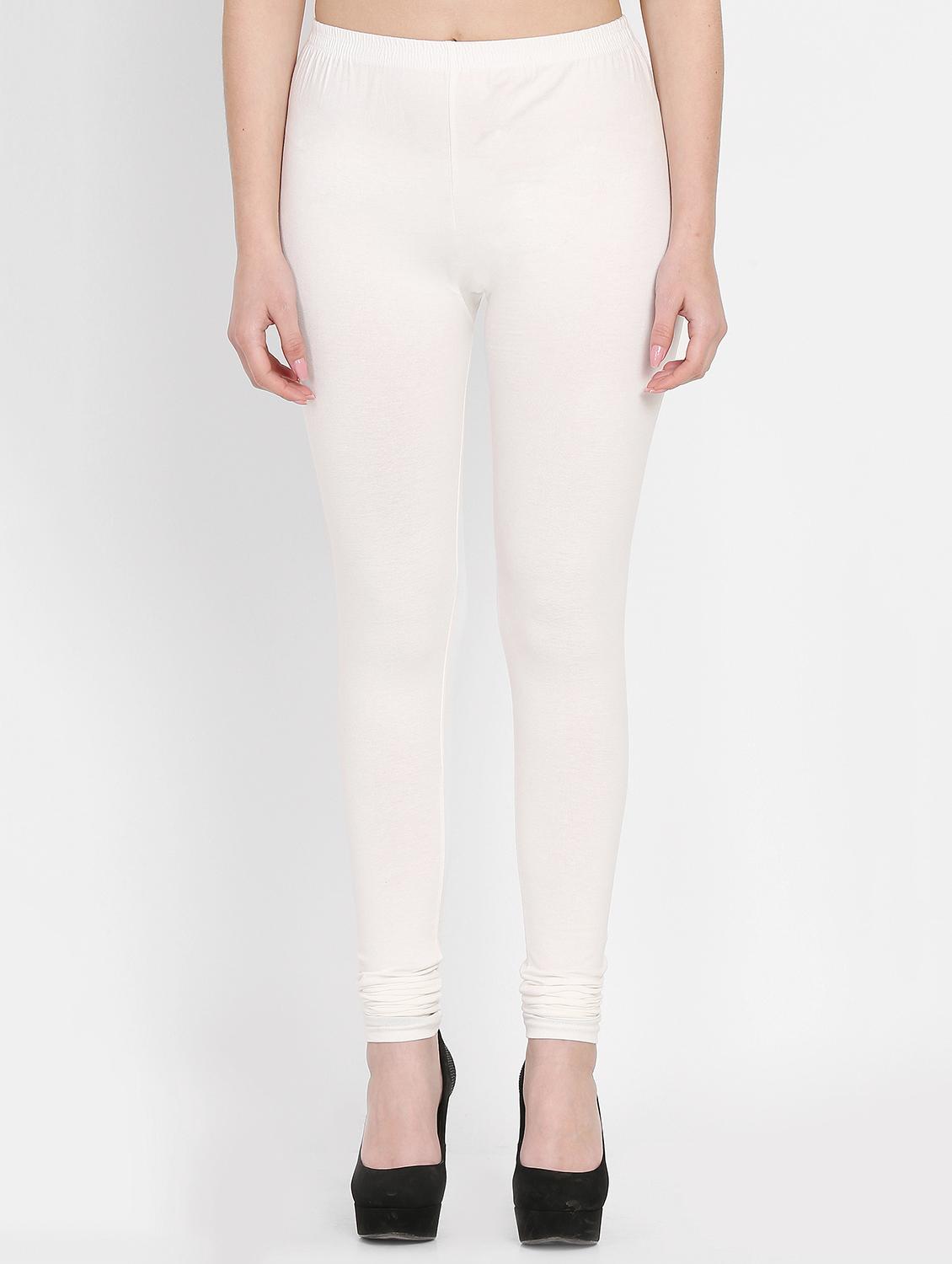 white cotton leggings - 16204614 - Zoom Image - 1