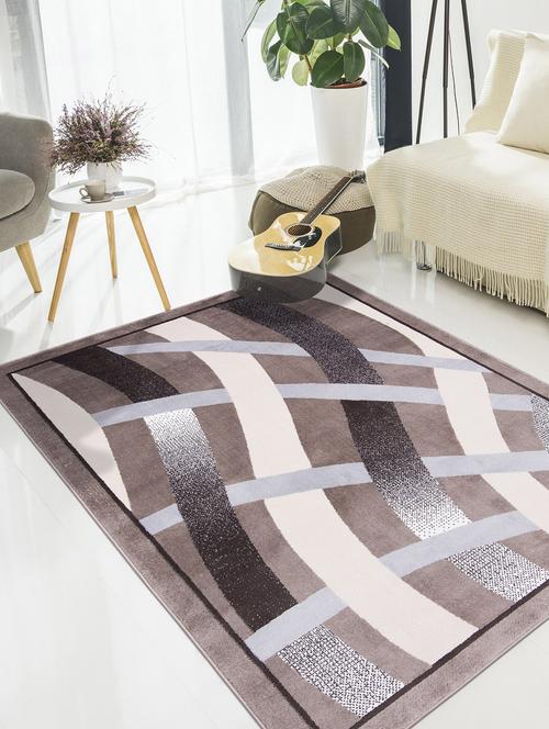 Antique Look Soft Tuch Micro Fiber Anti-Skid Premium Quality Large Size Carpet (5 x 7 feet) - 16204895 - Standard Image - 1