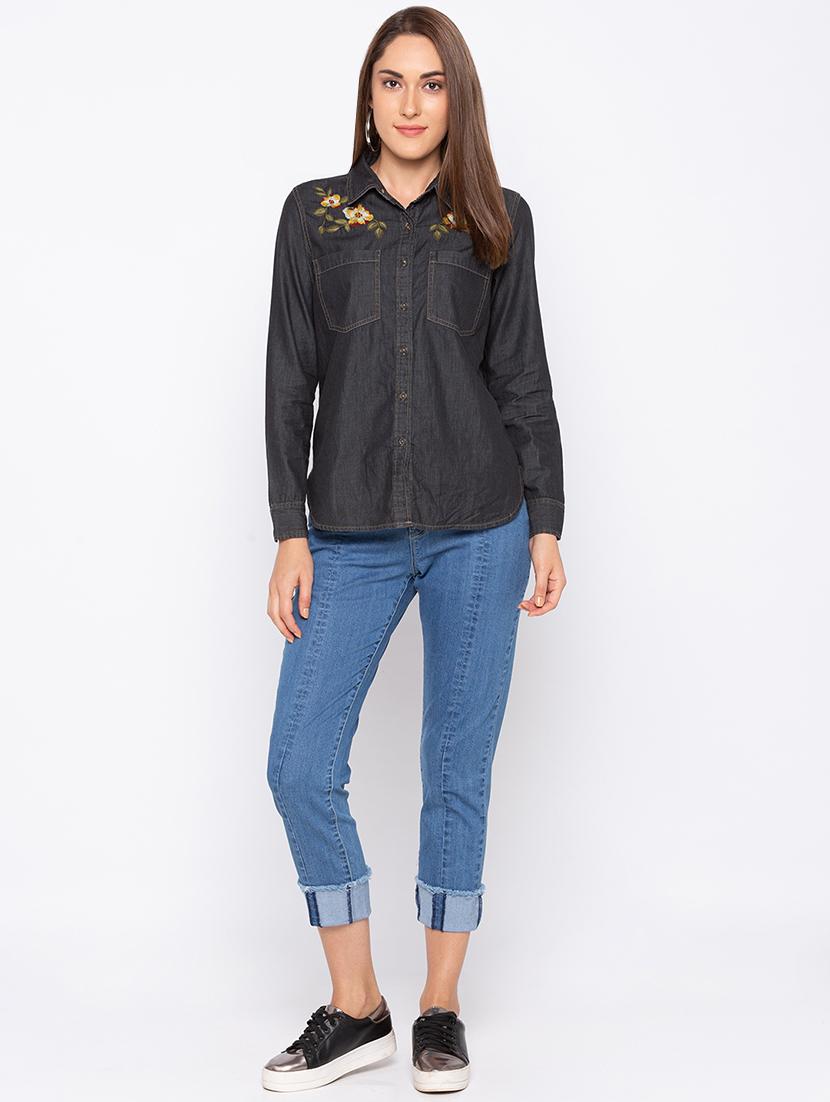 turn up hem slim fit jeans - 16208054 - Zoom Image - 4
