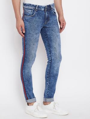 blue denim heavy washed jeans - 16208085 - Standard Image - 2