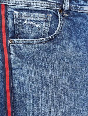 blue denim heavy washed jeans - 16208085 - Standard Image - 4