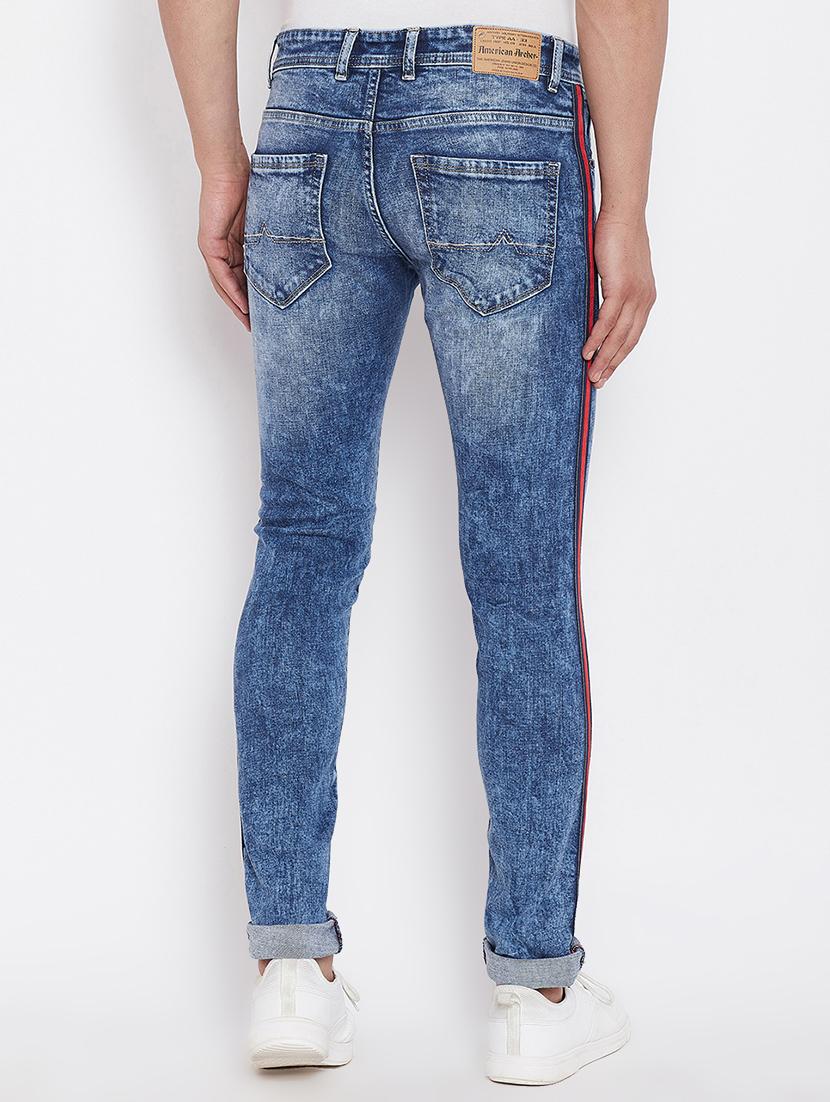 blue denim heavy washed jeans - 16208085 - Zoom Image - 3