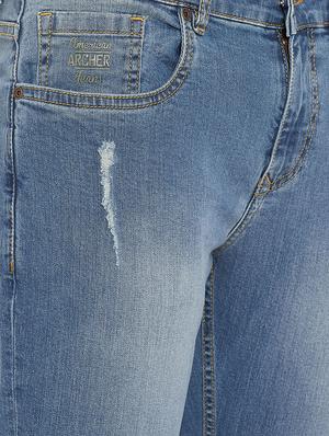blue denim light washed jeans - 16208087 - Standard Image - 4