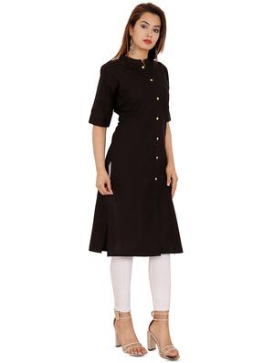 solid straight kurta - 16208384 - Standard Image - 2