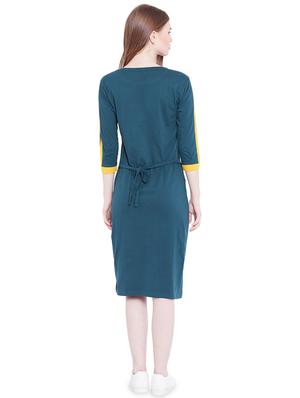 boat neck tie back dress - 16208393 - Standard Image - 3