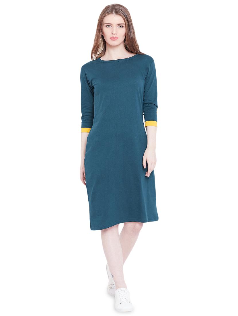 boat neck tie back dress - 16208393 - Zoom Image - 1
