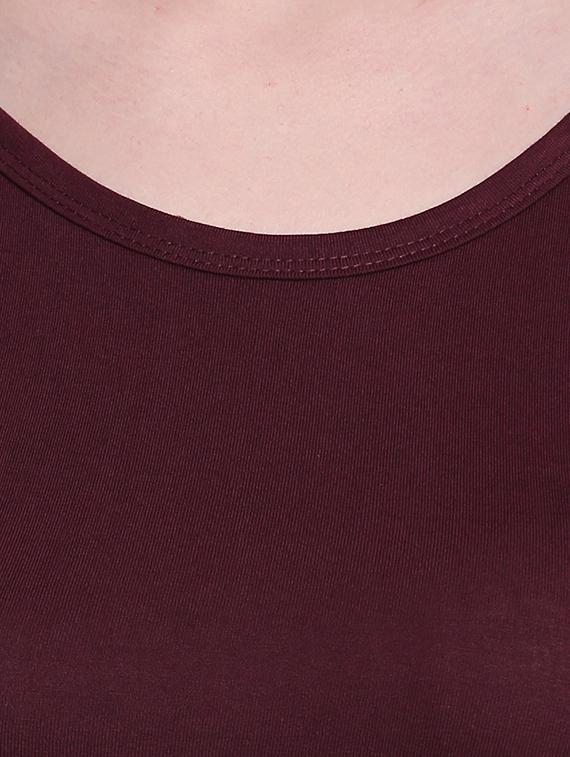 contrast laced raglan sleeved top - 16208402 - Zoom Image - 5