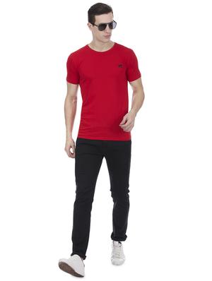 red solid t-shirt - 16208908 - Standard Image - 4