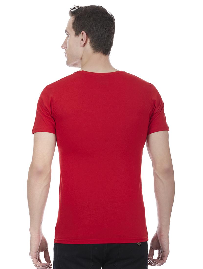 red solid t-shirt - 16208908 - Zoom Image - 3