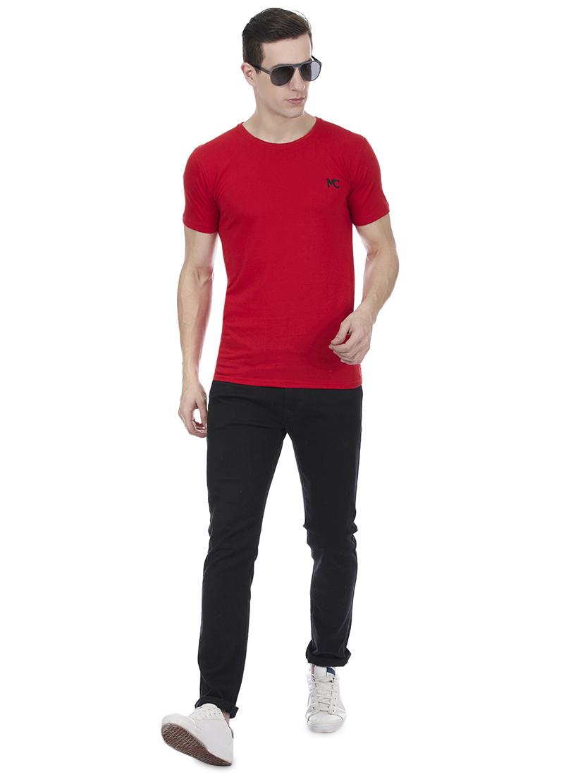 red solid t-shirt - 16208908 - Zoom Image - 4