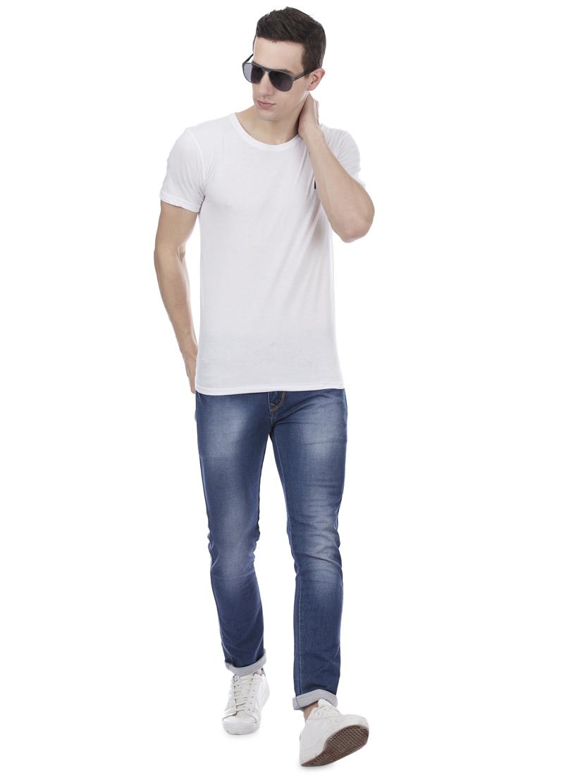 white solid t-shirt - 16208909 - Zoom Image - 1