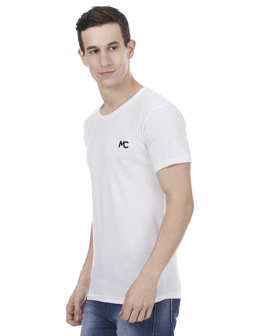 white solid t-shirt - 16208909 - Zoom Image - 2