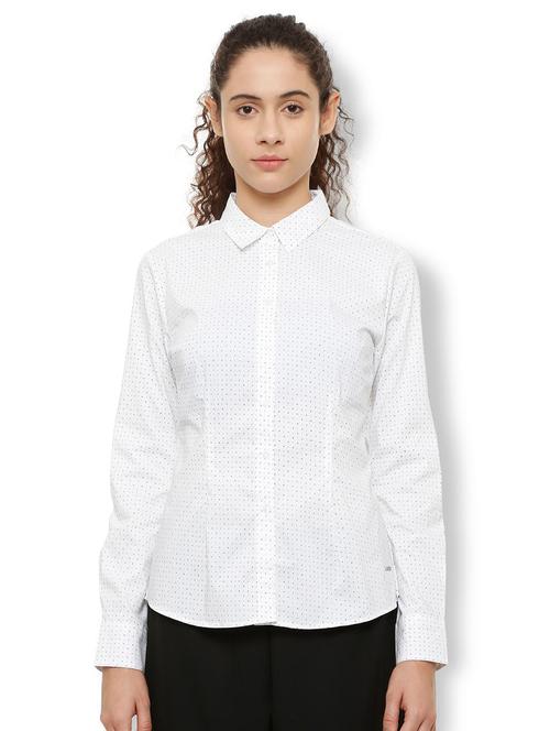 polka dotted buttoned up shirt - 16209037 - Standard Image - 1