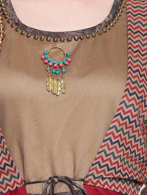 color block layered kurta - 16209551 - Standard Image - 4