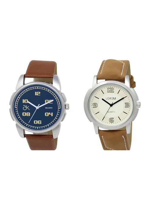 set of 2 analog watch combos(AD-01-LK-16) - 16211103 - Standard Image - 1