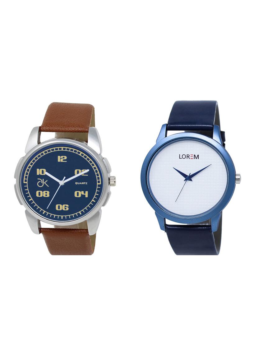 set of 2 analog watch combos(AD-01-LK-33) - 16211120 - Zoom Image - 1
