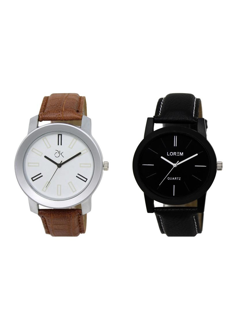 set of 2 analog watch combos(AD-02-LK-05) - 16211180 - Zoom Image - 1