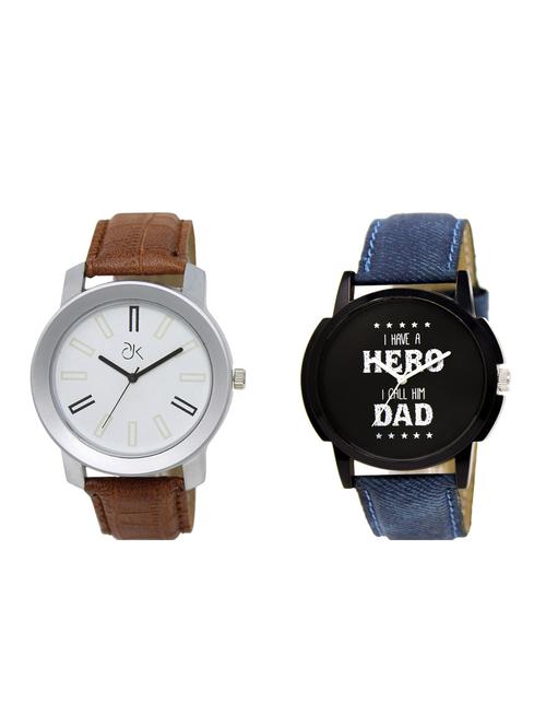 set of 2 analog watch combos(AD-02-LK-07) - 16211182 - Standard Image - 1