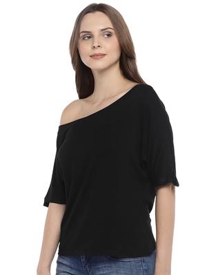 single shoulder solid top - 16215375 - Standard Image - 2