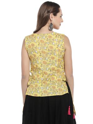 printed straight kurti - 16215382 - Standard Image - 3