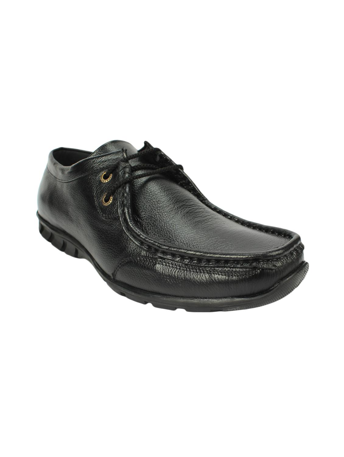 black leather lace-up derbys - 16216103 - Zoom Image - 1