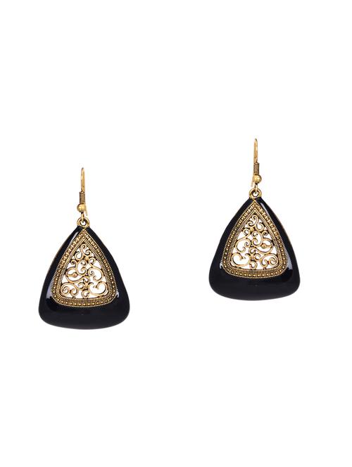 gold brass earring - 16216296 - Standard Image - 1