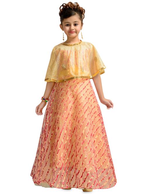 pink net party gown - 16216444 - Very Small Image - 1