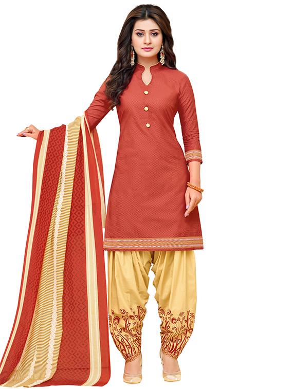 Printed unstitched suit - 16216524 - Zoom Image - 1