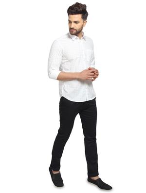 white printed casual shirt - 16217469 - Standard Image - 4