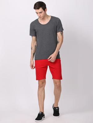grey solid t-shirt - 16218143 - Standard Image - 4